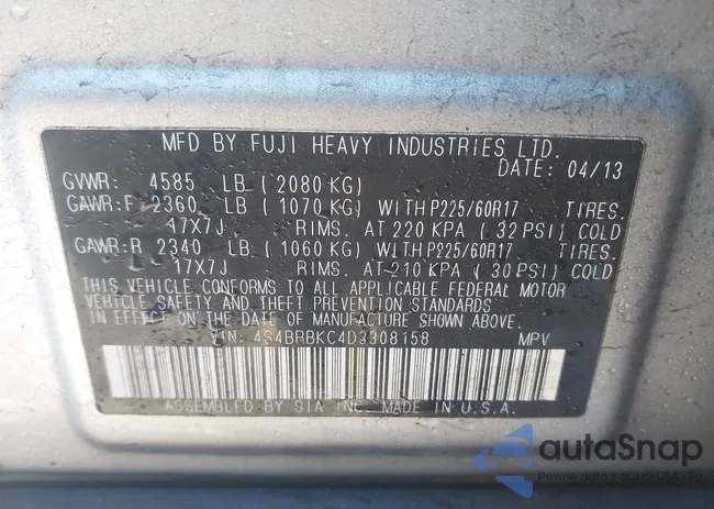 4S4BRBKC4D3308158: 44077505