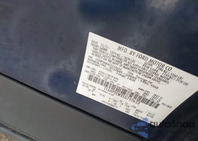 1FAHP2EWXCG122633: 44077510