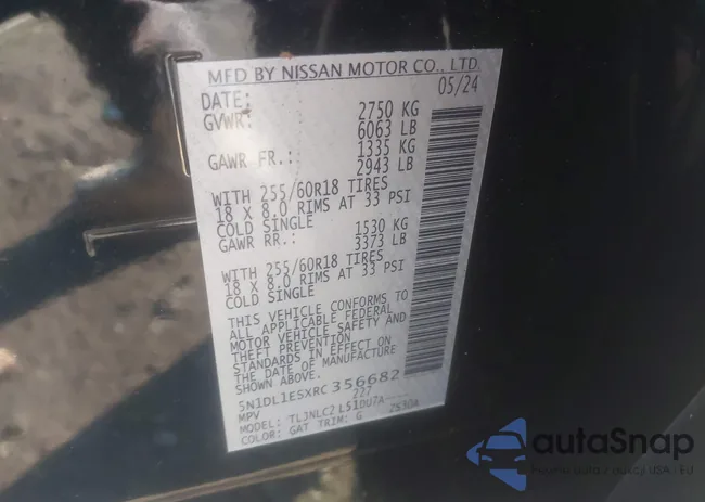 5N1DL1ESXRC356682: 44078771