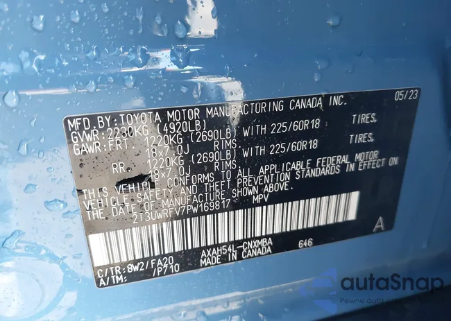 2T3UWRFV7PW169817: 44078999