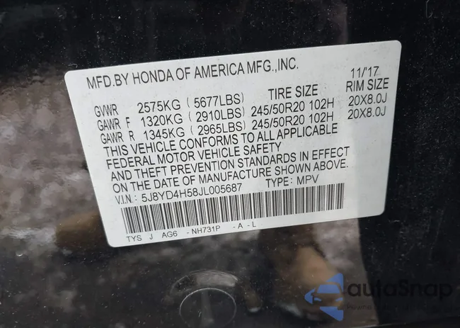 5J8YD4H58JL005687: 44079097