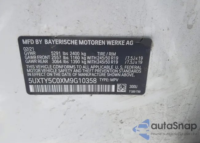 5UXTY5C0XM9G10358: 44078213