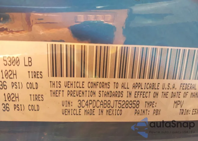 3C4PDCAB8JT528958: 44078552