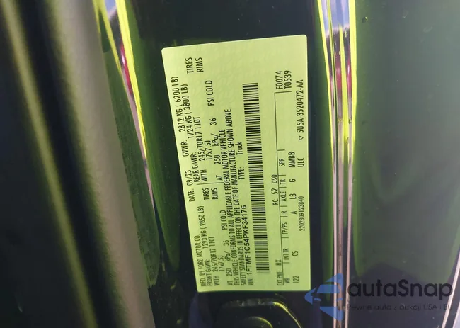 1FTMF1C54PKF34176: 44080849