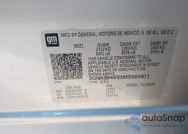 3GNKBHRS5MS565811: 44080885