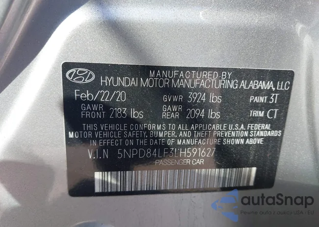 5NPD84LF3LH591627: 44080344