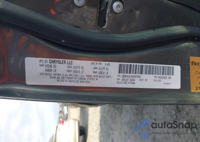 2B3KA43V49H597846: 44080373