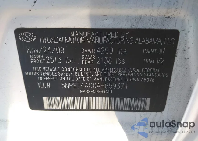 5NPET4AC0AH659374: 44080374