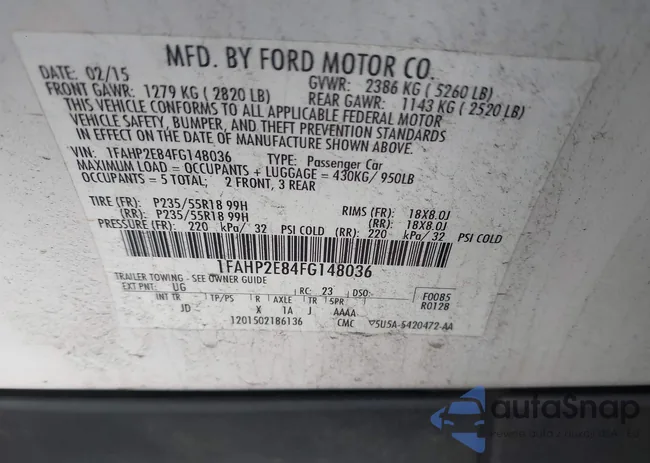 1FAHP2E84FG148036: 44080386