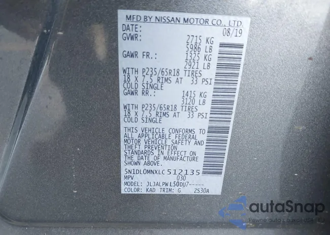 5N1DL0MNXLC512135: 44080458