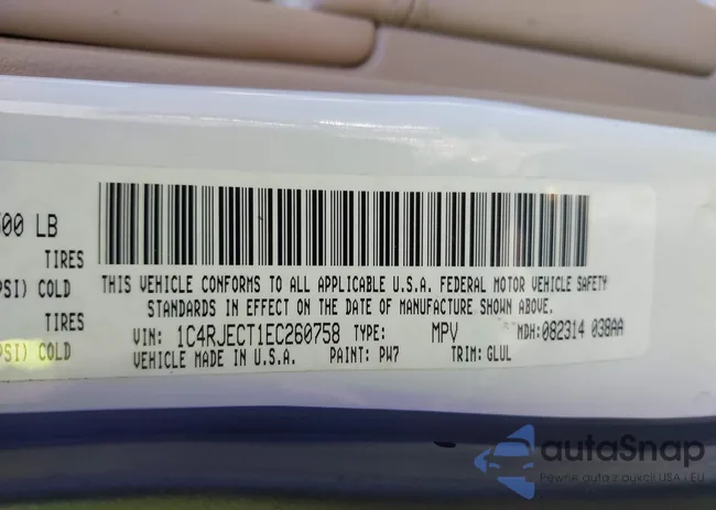 1C4RJECT1EC260758: 44081625