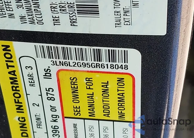 3LN6L2G95GR618048: 44081249