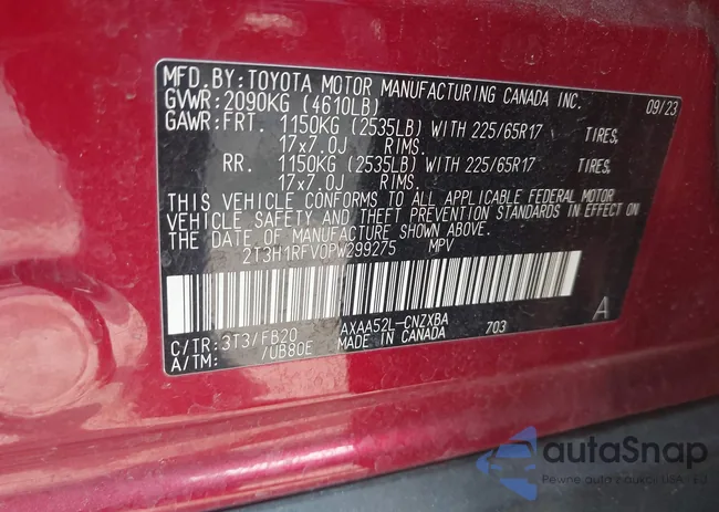 2T3H1RFV0PW299275: 44082984