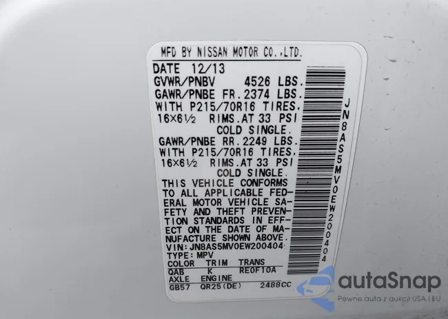 JN8AS5MV0EW200404: 44082989