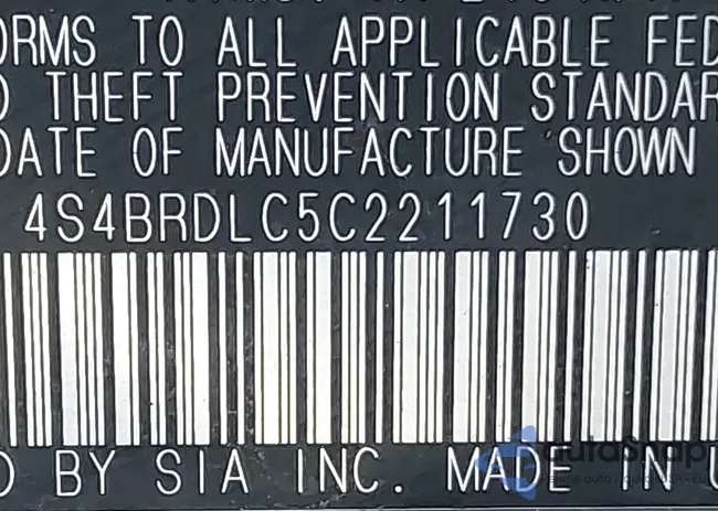 4S4BRDLC5C2211730: 44083053