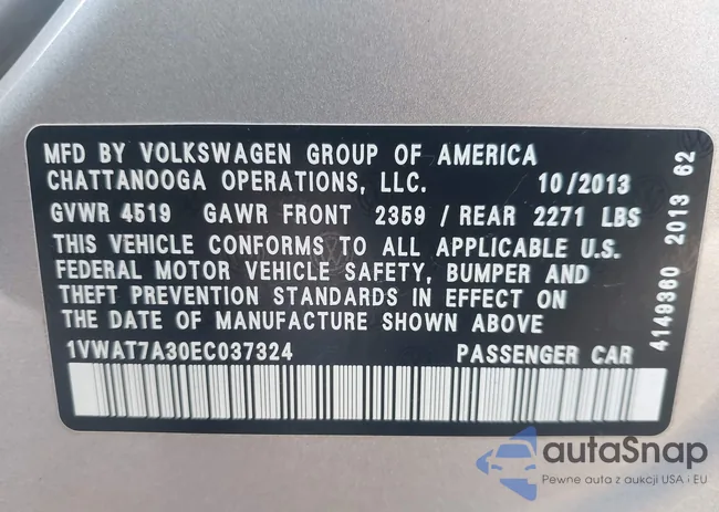 1VWAT7A30EC037324: 44082225