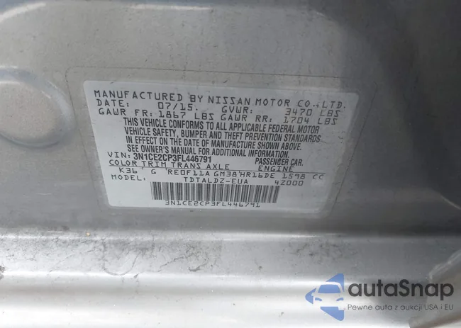 3N1CE2CP3FL446791: 44082550