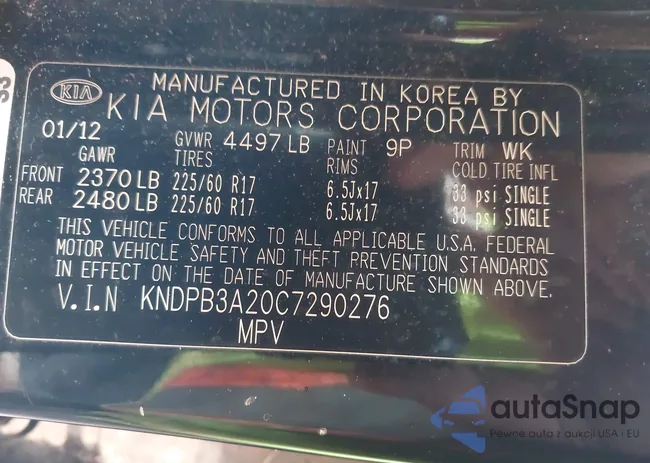 KNDPB3A20C7290276: 44083627