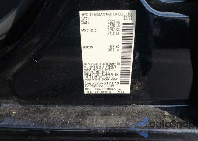 1N4BL4CV1NN312178: 44083748