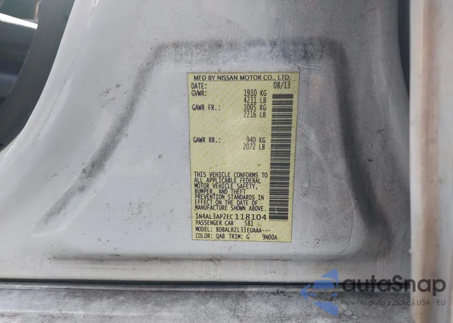 1N4AL3AP2EC118104: 44083768