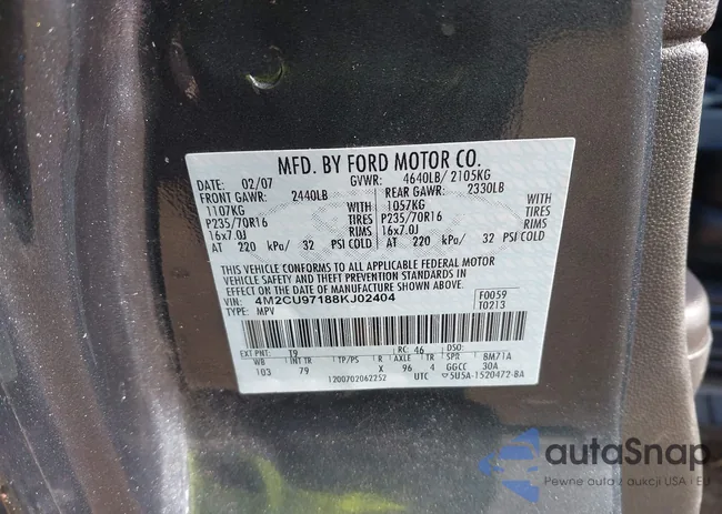 4M2CU97188KJ02404: 44084553