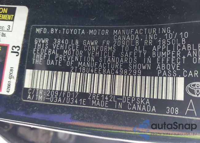 2T1BU4EE8AC498299: 44084601