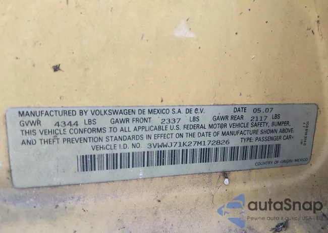 3VWWJ71K27M172826: 44084651