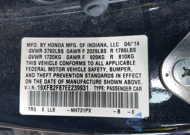 19XFB2F87EE239931: 44084703