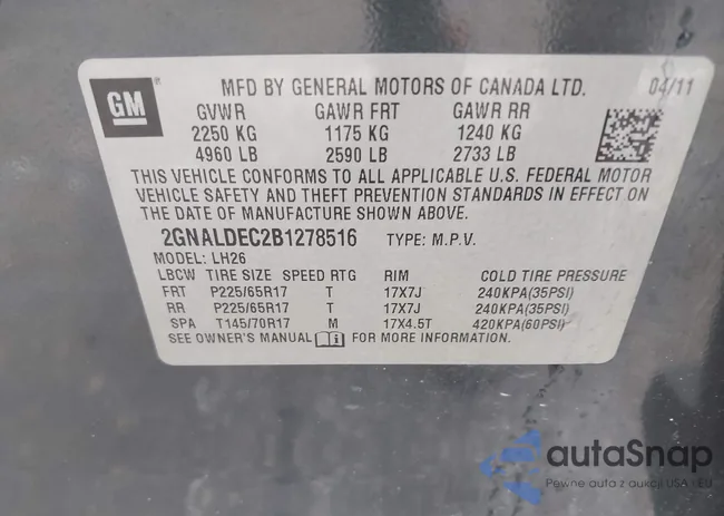 2GNALDEC2B1278516: 44084832