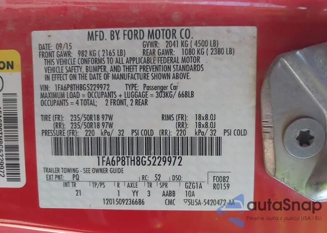 1FA6P8TH8G5229972: 44084841