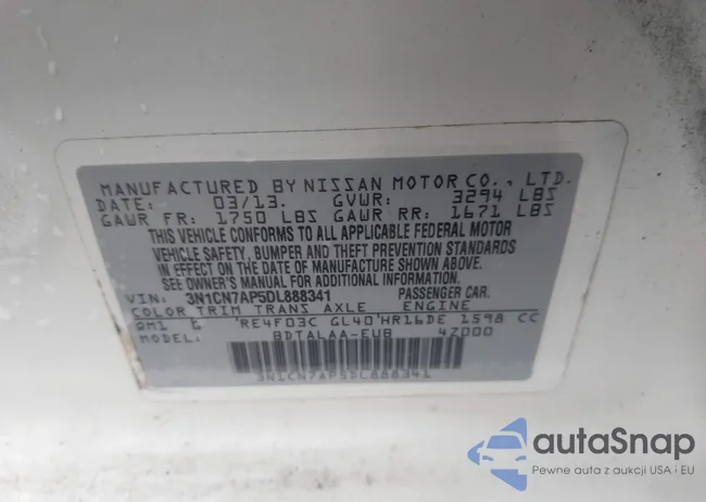 3N1CN7AP5DL888341: 44084860