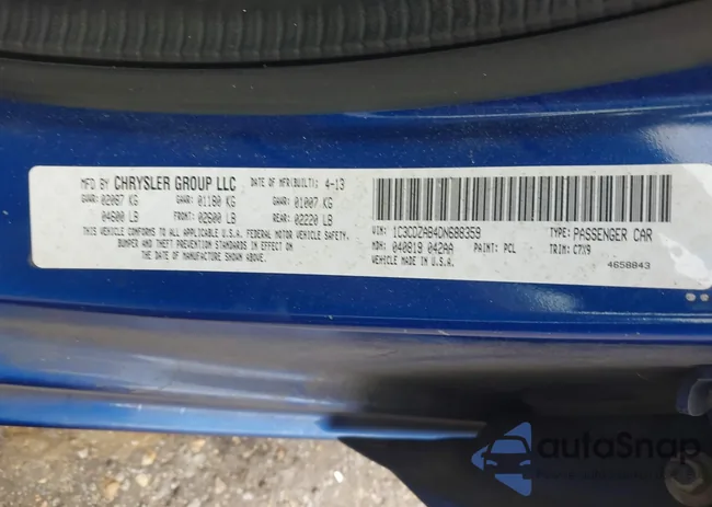 1C3CDZAB4DN688359: 44084898