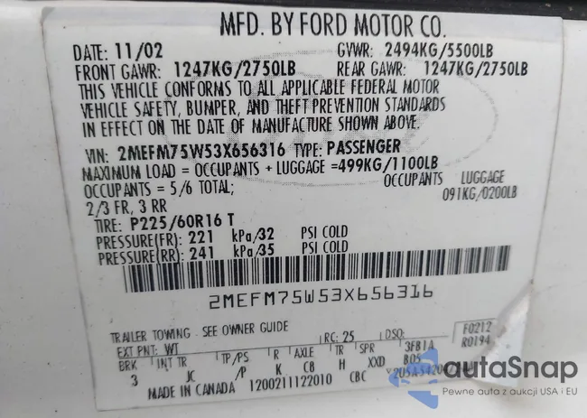 2MEFM75W53X656316: 44084945