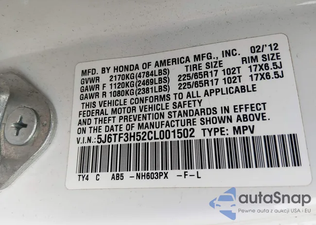 5J6TF3H52CL001502: 44085054