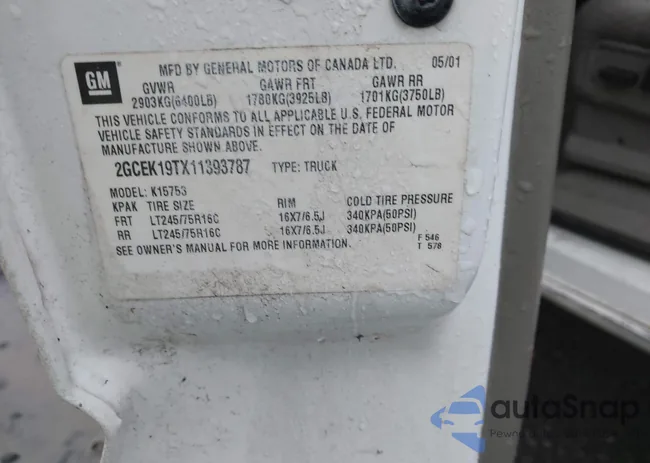 2GCEK19TX11393787: 44084210