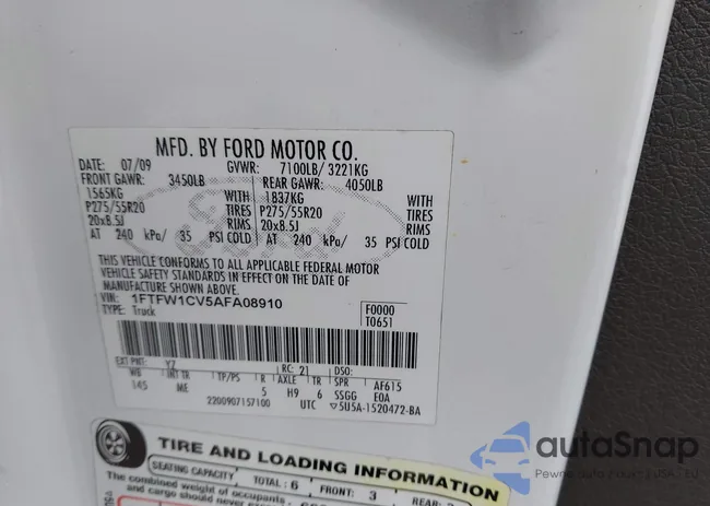 1FTFW1CV5AFA08910: 44084239