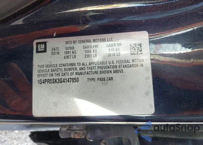 1G4PR5SK3G4147850: 44084272