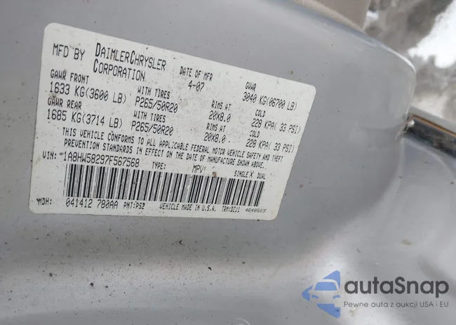 1A8HW58297F567568: 44084290