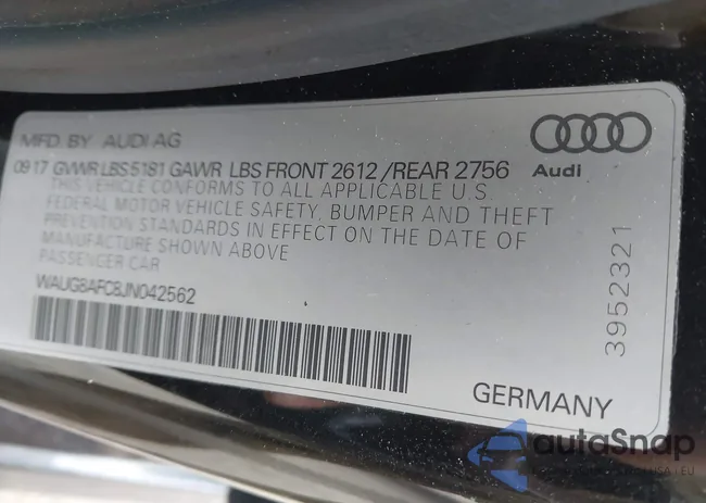 WAUG8AFC8JN042562: 44084342