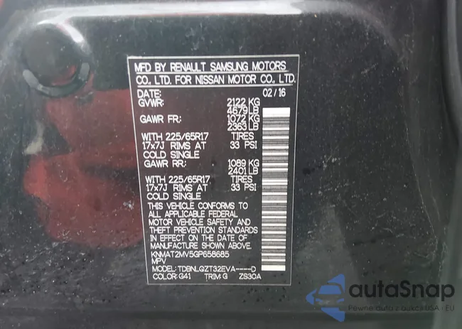 KNMAT2MV5GP658685: 44084385