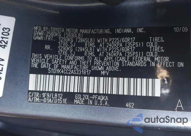 5TDYK4CC2AS331817: 44084458