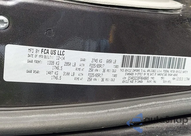 2C4RDGCG9FR648805: 44084540