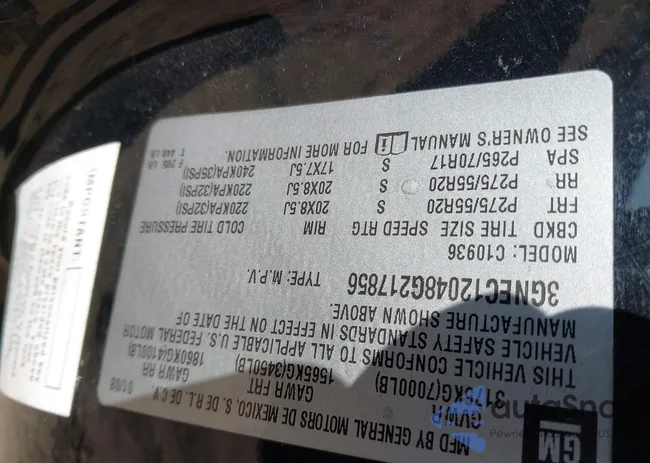 3GNEC12048G217856: 44085670