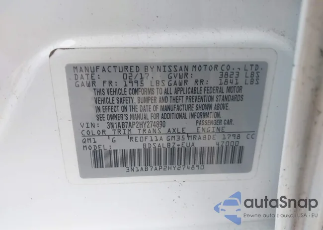 3N1AB7AP2HY274890: 44085752