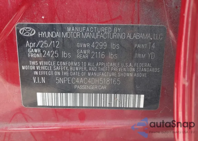 5NPEC4AC4DH518165: 44085788