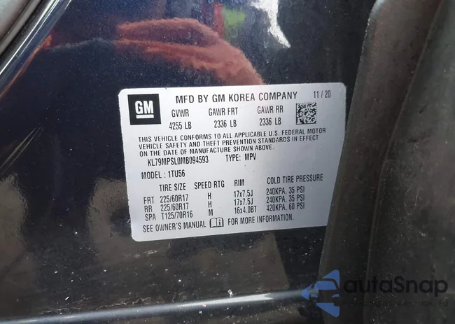 KL79MPSL0MB094593: 44085852