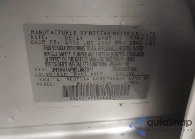 3N1AB7AP0EL668977: 44085951