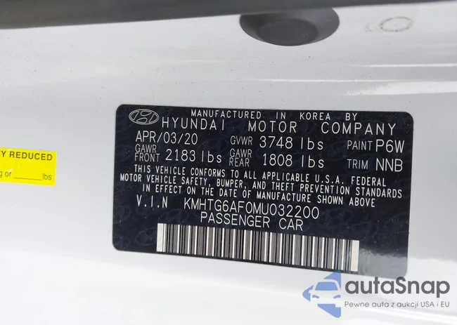 KMHTG6AF0MU032200: 44085953