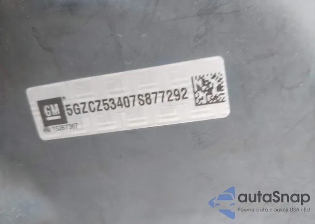 5GZCZ53407S877292: 44085957