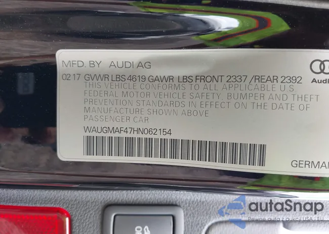 WAUGMAF47HN062154: 44086040